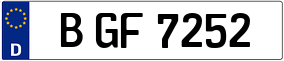 Truck License Plate